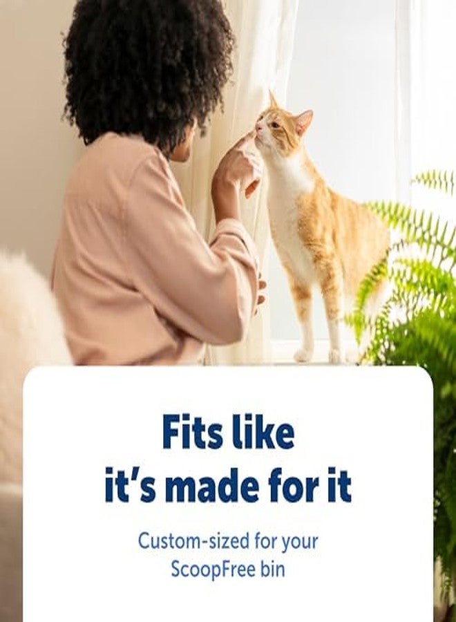 بيت سيف أكياس تنظيف صناديق فضلات القطط من بيت سيف - أكياس للاستخدام مرة واحدة - بلاستيك متين - متوافقة مع صناديق فضلات القطط - تصميم برباط مريح - 15 كيسًا - Image 3